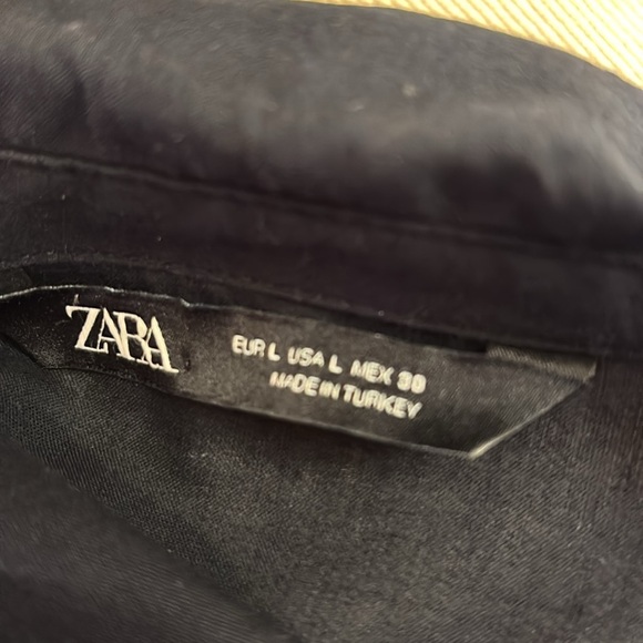 ZARA contrasting poplin dress - Picture 10 of 11